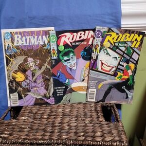 Batman 451 Robin II The Jokers Wild 2 3 DC Comics 1990s Joker Lot